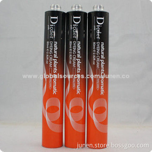 Aluminum collapsible tubes, used in hair dye/color